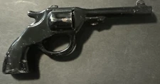 Wyandotte Toys Vintage Pressed Black Steel Pistol Gun  Made in USA