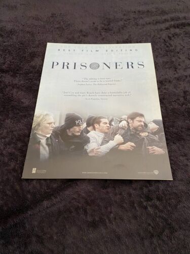 PRISONNIERS Oscar ad police avec Hugh Jackman, Jake Gyllenhaal, Denis Villeneuve - Photo 1 sur 1