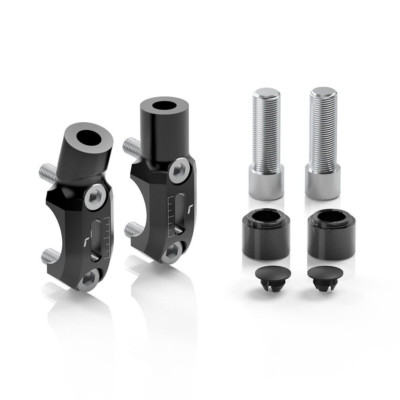 KIT MONTAGGIO PER SPECCHI STEALTH NAKED [RIZOMA] CON COLLARINI Ø22MM COD.BSN910B