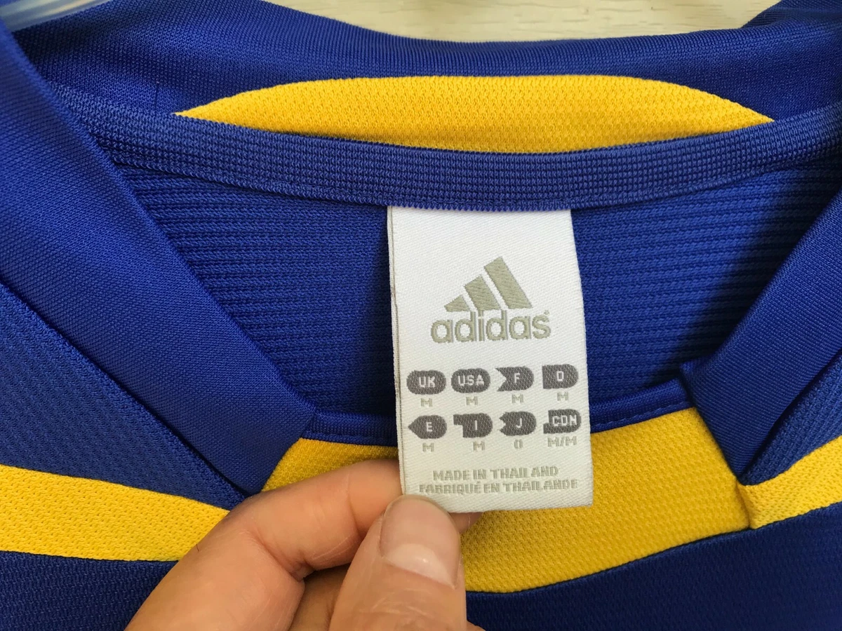 Blue and yellow adidas shirt sales