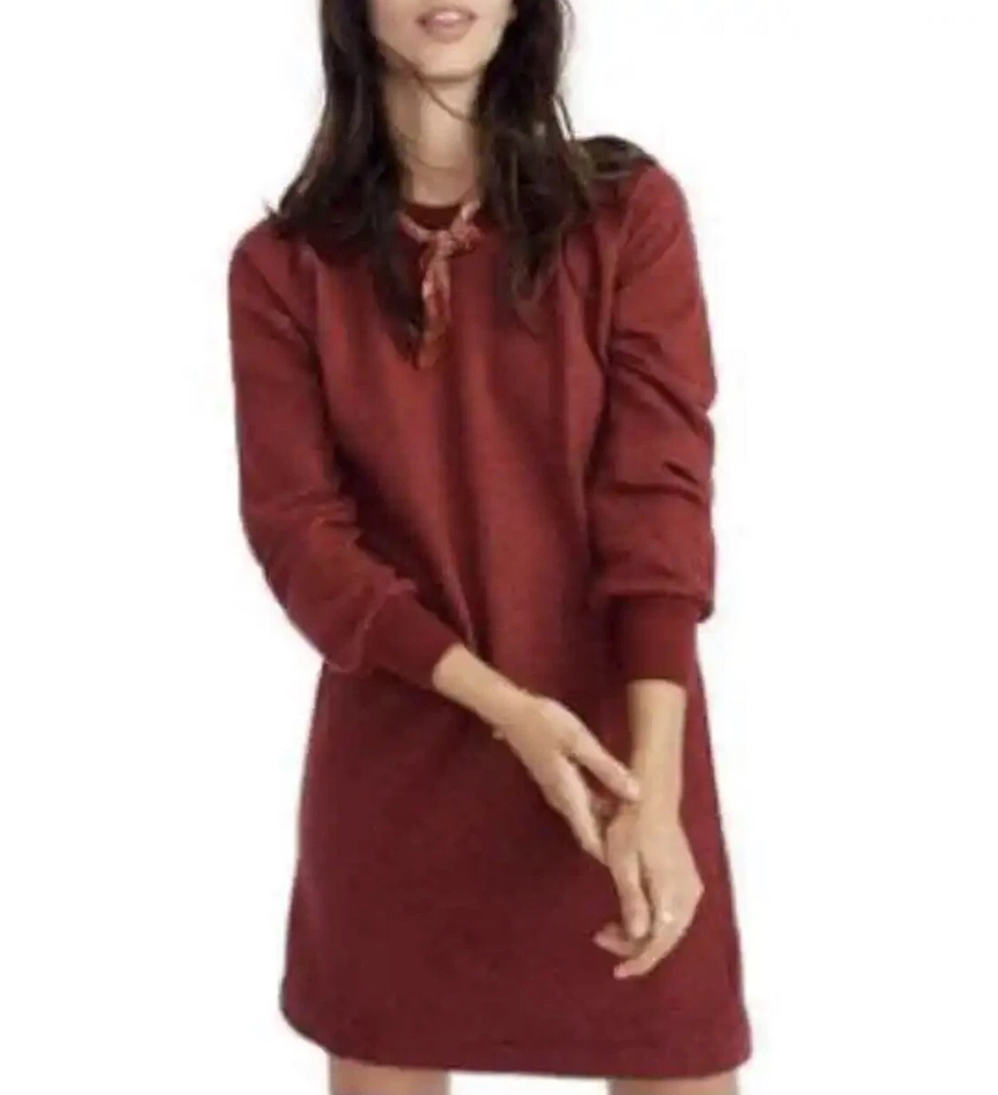 Madewell bubble sleeve sweatshirt hotsell dress
