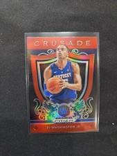 2019 Panini Prizm Draft Picks Basketball PJ Washington RC Crusade Red Prizm #95