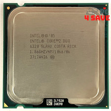 Intel Core 2 Duo E6320 1.87GHz 2-Core LGA775 Desktop CPU Processor 65W SLA4U