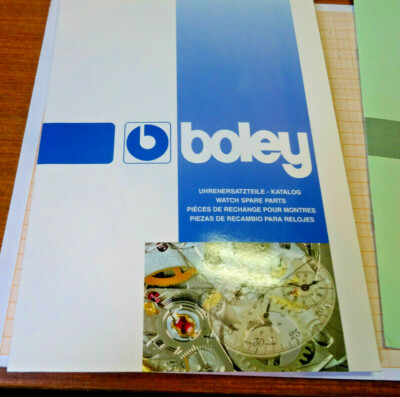 Boley Uhrenersatzteile Katalog mit Preisliste 1997,gebraucht