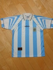 Vintage Argentina 1997 Home Size M Adidas Socce Jersey Official from Japan JP!!!
