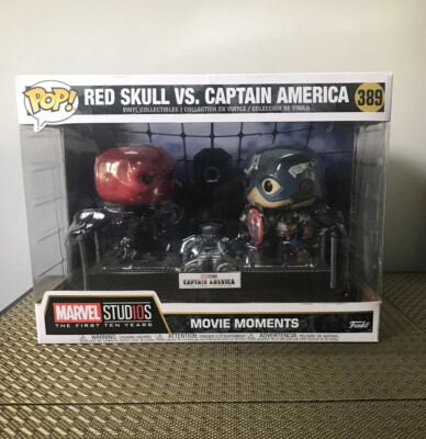 Funko Pop - Marvel - Red Skull vs. Captain America #389 Movie Moments 2 PACK