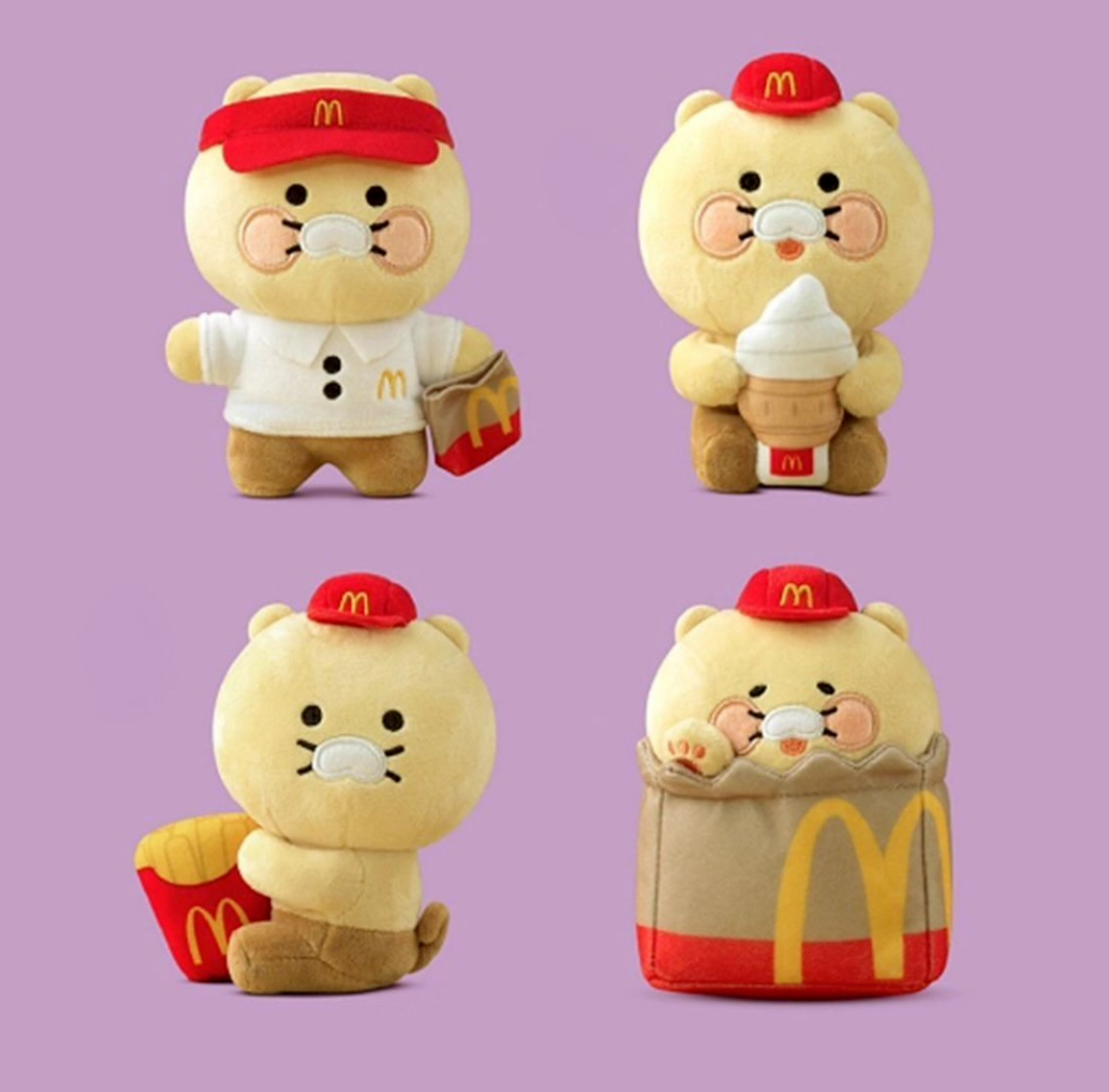 KAKAO FRIENDS x McDonald's CHOONSIK Plush Doll Limited Edition