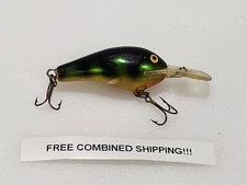 Vintage Rapala Wood Fat Rap #5 Crankbait Perch Good Condition FR-5 P