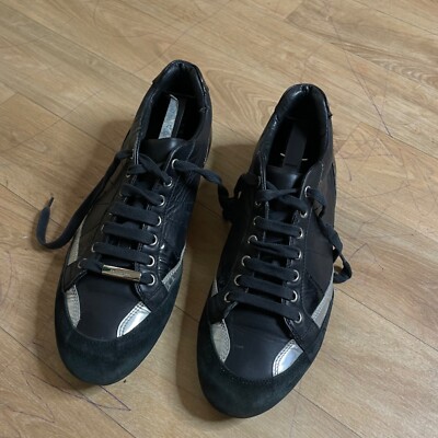 Christian Dior Homme Sneakers Men's Low TOP Black Leather