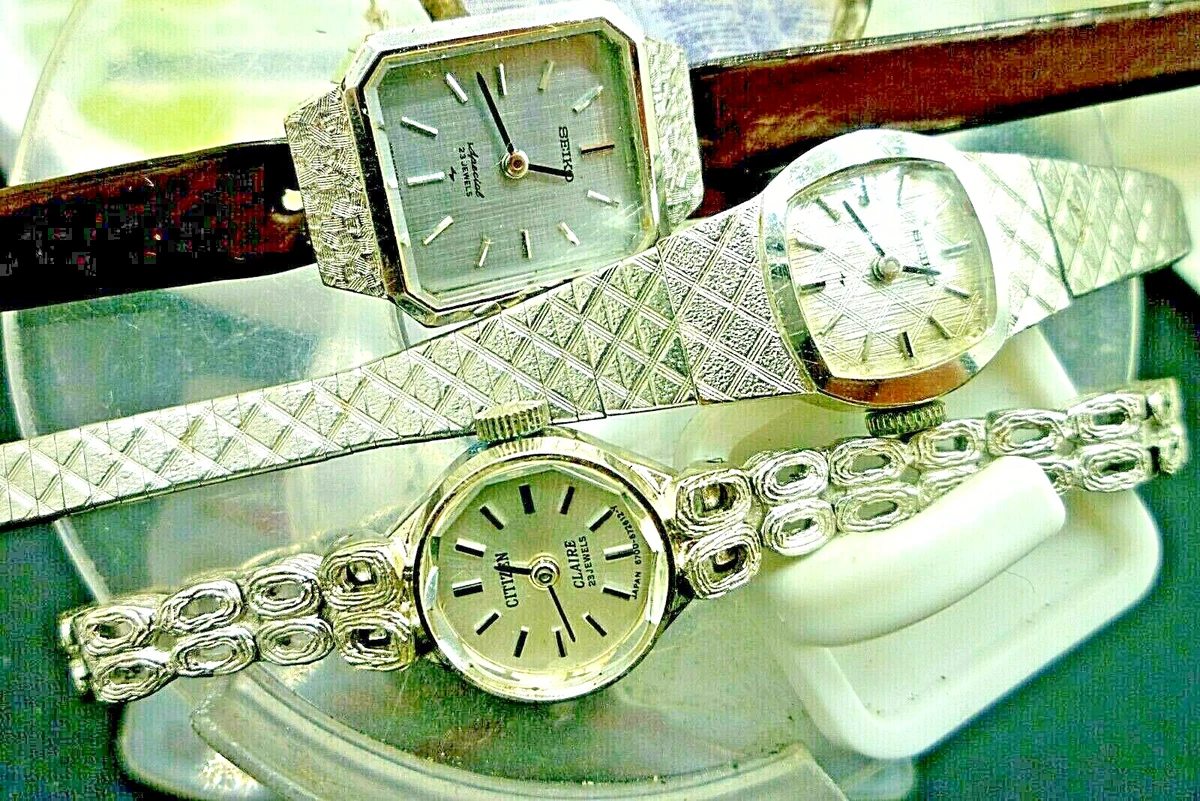Ladies 18mm Lot of 3 SEIKO SPECIAL 23j CITIZEN CLAIRE 23j WGP Watch Manual