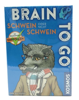 Kartenspiel | Brain To Go - Schwein oder nicht Schwein | neu