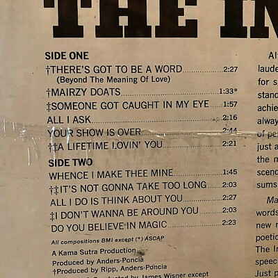 RARE to be SEALED ! The Innocents LP The Innocents , KLP