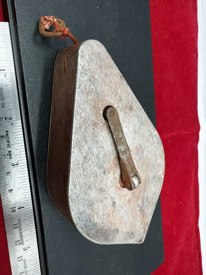 VTG 1950s Strait-Line Products Chalk Line Reel Costa Mesa, CA Patent Pending USA - Image 3 of 4