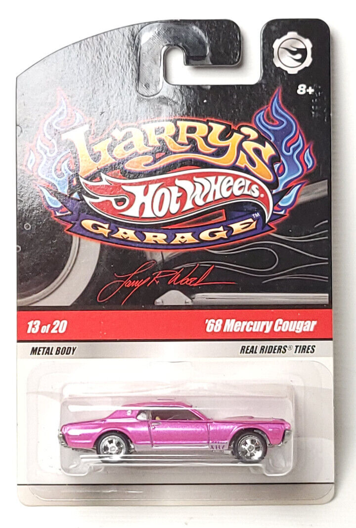 Hot Wheels Lary's Garage '68 Mercury Cougar pink Chase Signed | eBay