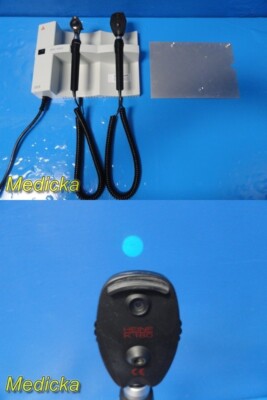 HEINE EN 100 Wall Diagnostic System with K180 Otoscope & Ophthalmoscope ~ 37289