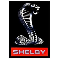 SHELBY COBRA  SIGN STICKER VINTAGE REPLICA SIGN. Makes A Great Gift