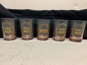 bridesmaid shot glasses