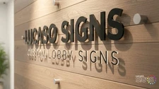 Wall Signs and Logos for receptions, Lobby, Offices Custom indoor and outdoor