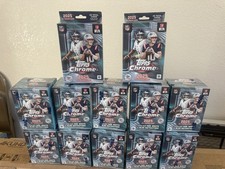 2025 TOPPS CHROME VALUE BLASTER & HANGER BOX NFL FOOTBALL New x12