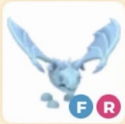 Adopt Me! Frost Dragon Legendary Fly Ride Full Grown Game Item/Asset