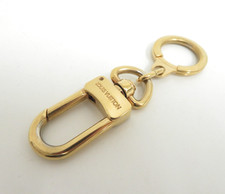 Authentic Louis Vuitton Charm Keyholder Key Ring Anneau Cles Gold F 53307