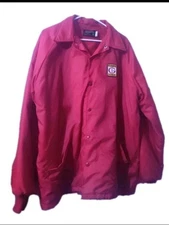 Vintage Funks G Hybrids Red Swingster Farmer Windbreaker Hipster Jacket Sz XL