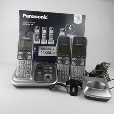 Panasonic KX-TG994 SK Phone System Base 3 Cordless Handsets With Chargers