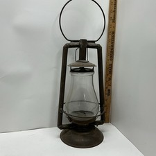 Nice! Rare Antique E. Miller & Co. Hurricane Kerosine Barn R.R. Lantern
