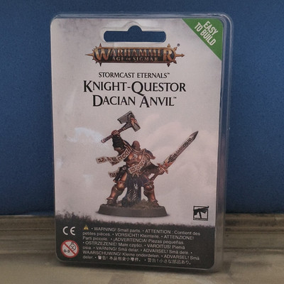 Games Workshop Warhammer Age of Sigmar Stormcast Knight Questor Dacian Anvil OOP