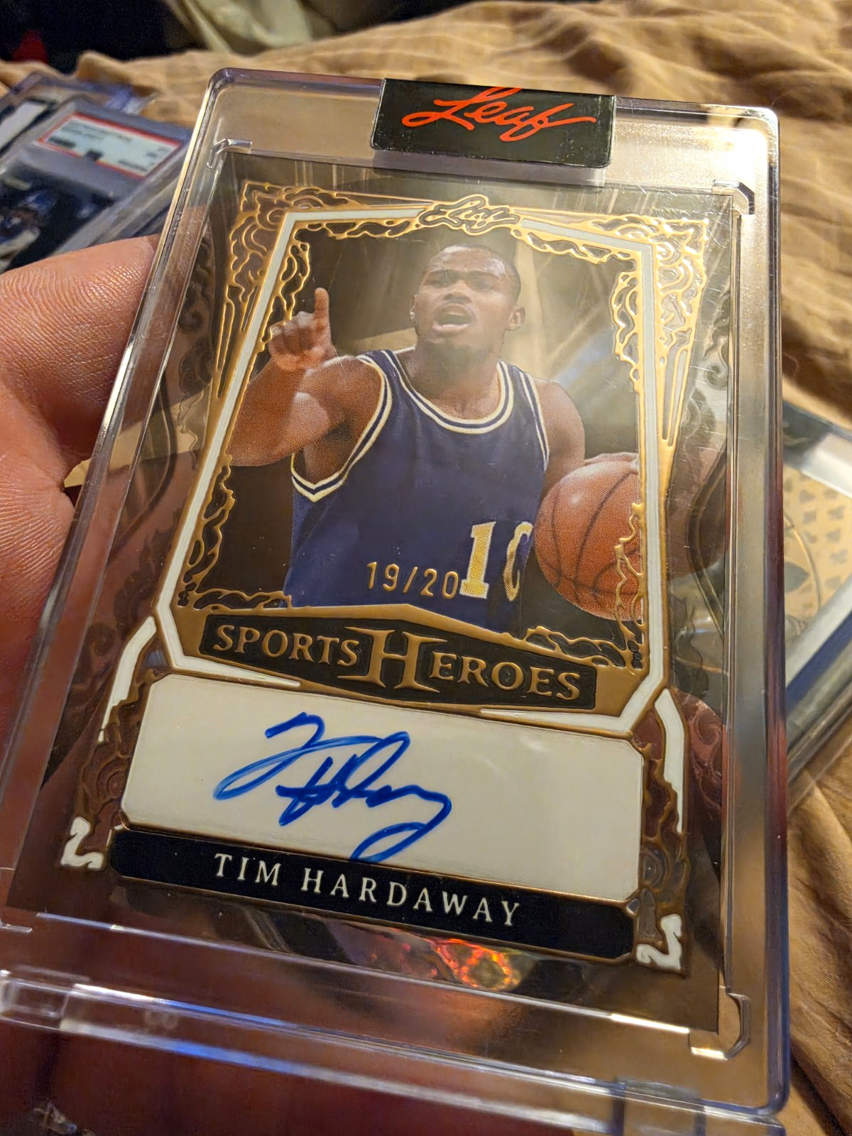 Leaf 2025 Metal Sports Heroes Tim Hardaway Jr Auto BA-TH2 Acetate Bronze 19/20