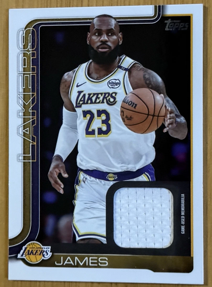 Topps LeBron James Piece of Authentic Basketball Trading Cards for