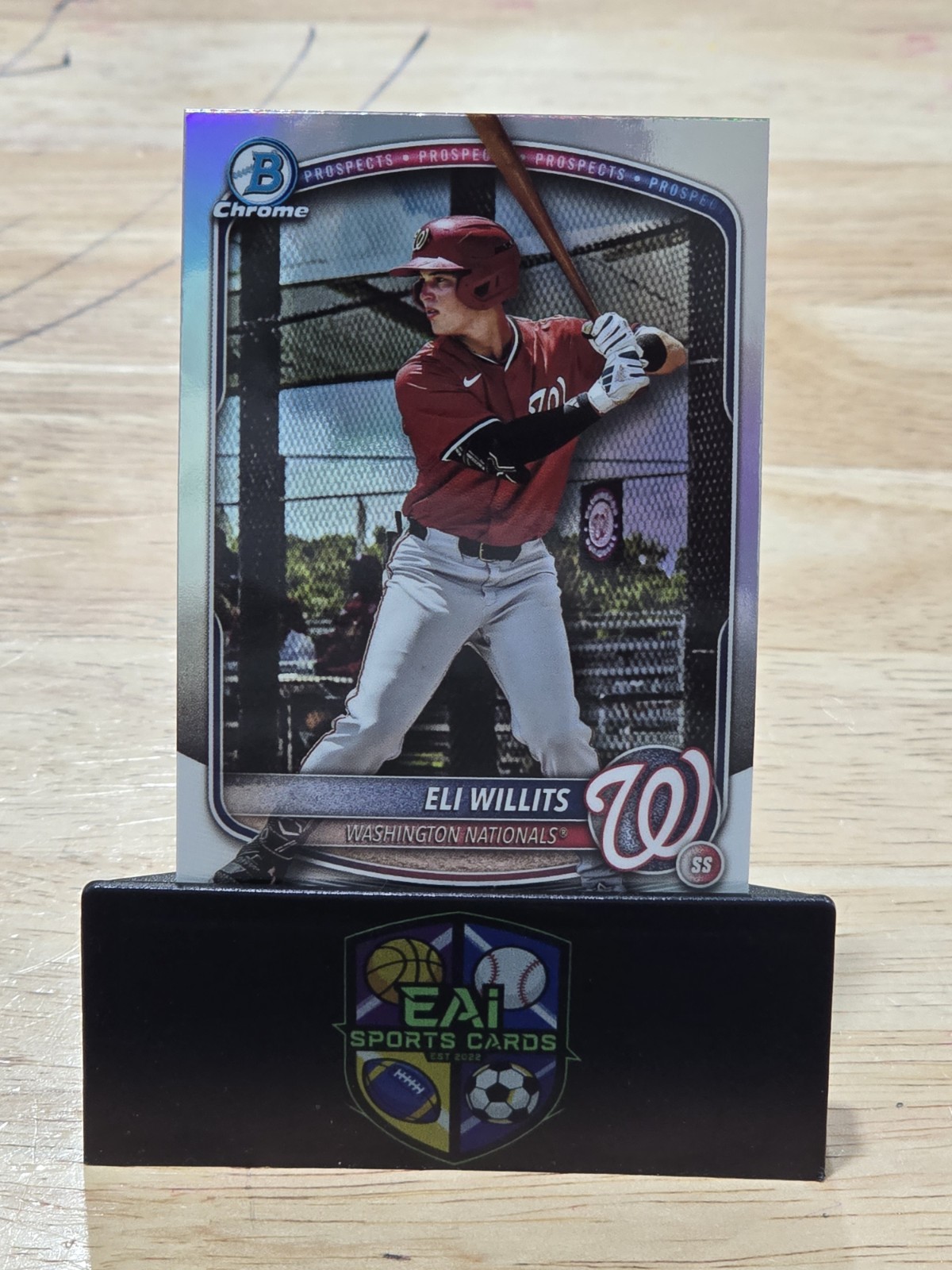 2025 Bowman Draft Eli Willits Image Variation SP Chrome Refractor