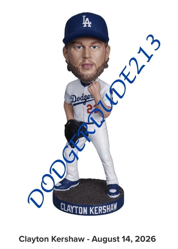 Clayton Kershaw MLB Fan Bobbleheads for sale | eBay