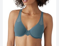 Wacoal 851315 Body by 2.0 Mesh Detail Underwire Bra Hydro Sz 38D