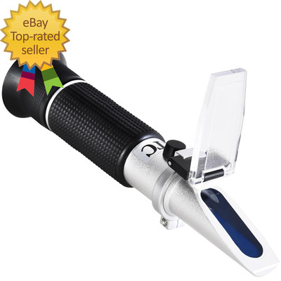 Portable Brix Refractometer with ATC Accurate Dual Scale Brix Meter Specific