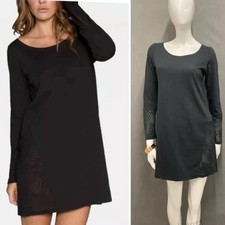 *SALE* Tavik Women's Black Long Sleeve Cover-up Dress Medium