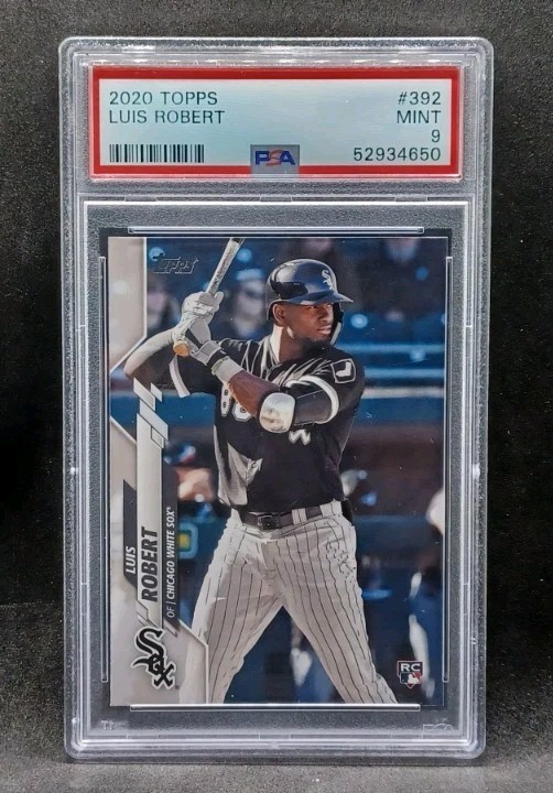 2020 Topps #392 Luis Robert RC PSA 9