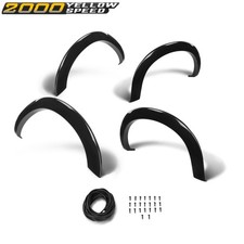 Fits 2011-2016 Ford F250 F350 Super Duty Factory Style Fender Flares Black 4PCS