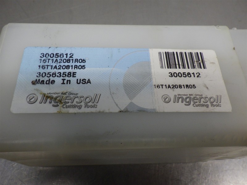 NEW! Ingersoll Indexable 1-1/4" Milling Cutter 3/32" SHK 16T1A2081R05 