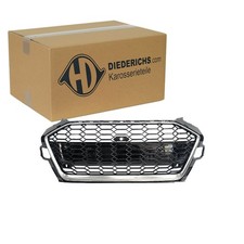 DIEDERICHS SPORT KÜHLERGRILL SCHWARZ CHROM passend für AUDI A4 B9 S4 S-Line Look