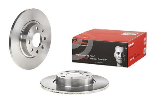 2x BRAKE DISC 08.5186.20 FOR VOLVO 440460480 B18EP/18K/18KP/18KD/18E/18F 1.7L - Picture 3 of 9