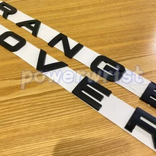 Gloss Black Tailgate Letter For R-ange Rover Sport Accessories Front Hood Emblem