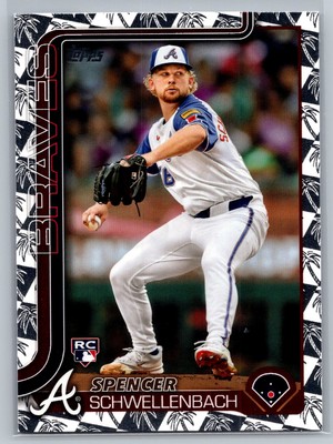 2025 Topps #103 Spencer Schwellenbach Palm Tree Border
