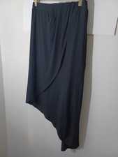 Catherines Curvy Collection Black Knit Asymmetrical Skirt Pre-owned Size 4X