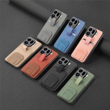 Card Holder Case Wristband Stand Cover Fr Oppo K13 Reno 13 13F 14 14F 15 Pro 15F