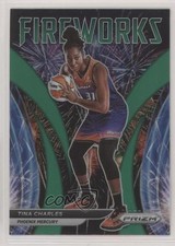 2022 Panini Prizm WNBA Fireworks Green Prizm Tina Charles #4 o7p