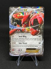 Carta Pokemon Holo Scizor EX 76/122 Breakpoint ultra rara