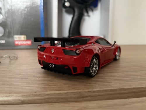 Very Rare Kyosho MINI-Z Racer Ferrari 458 Italia GT2 Body& sports ready Set F/S - Picture 15 of 22