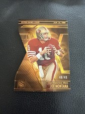 2025 Panini Silhouette #7 Joe Montana /49 Super Bowl XXIII Die Cut