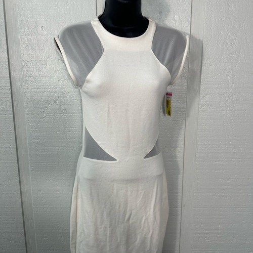 French Connection White Sleeveless Dress Size 4 NWOT - Picture 6 of 11
